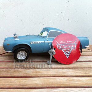 BULLYLAND Disney Pixar Cars 2 Coin Bank Finn McMissile with Key Piggy Bank